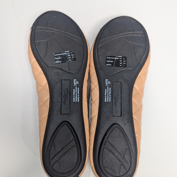 Dex Flex Quilted Comfort Shoes/Flats Black and Beige NWOT 8.5 - Picture 4 of 6